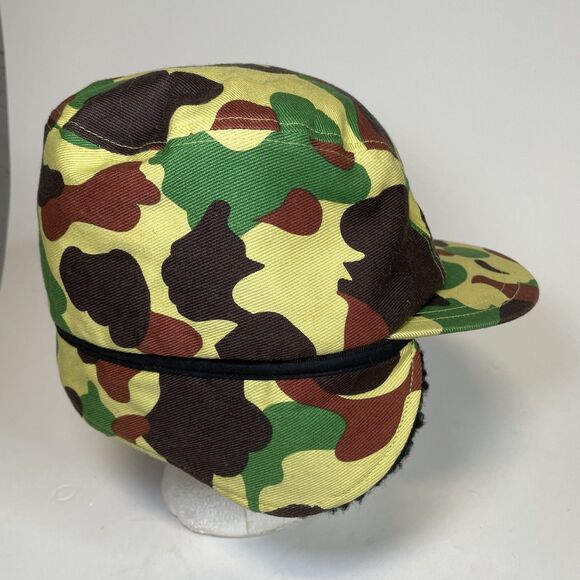 BAPE A Bathing Ape Ear Flap Hat - Picture 2 of 7